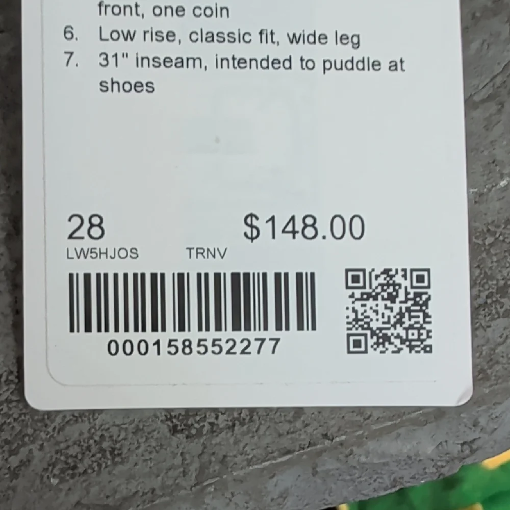 Lululemon EasyFive Low-Rise Classic-Wide Pant Regular 28 True Navy NWT - Picture 8 of 8